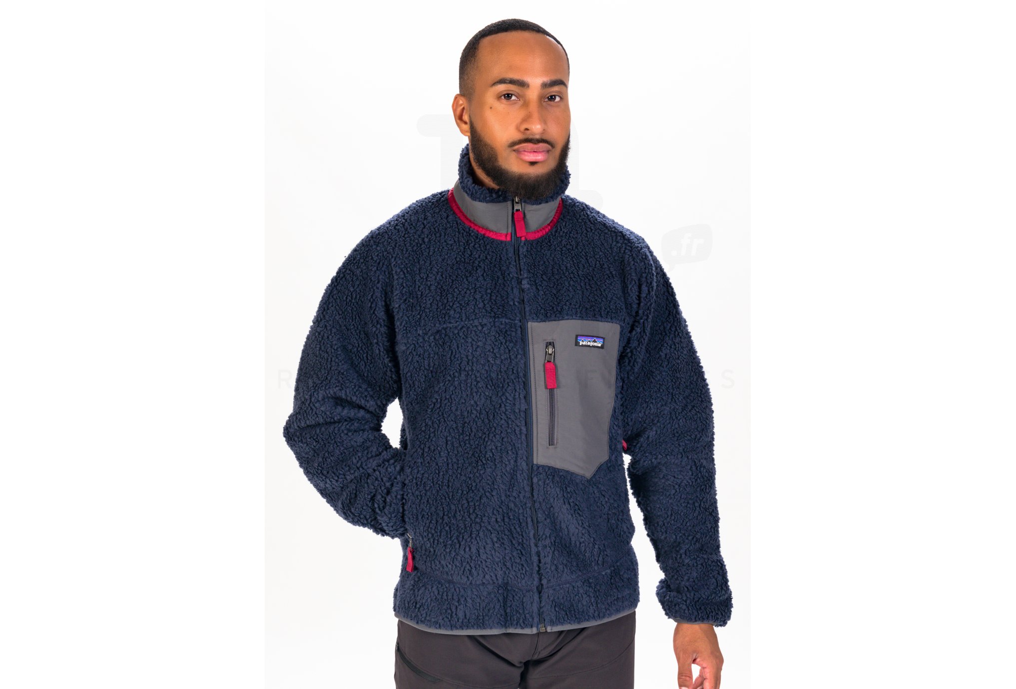 Patagonia ネイビー、ワインレッドリバーシブルジャケット M patagonia-classic-retro-x-