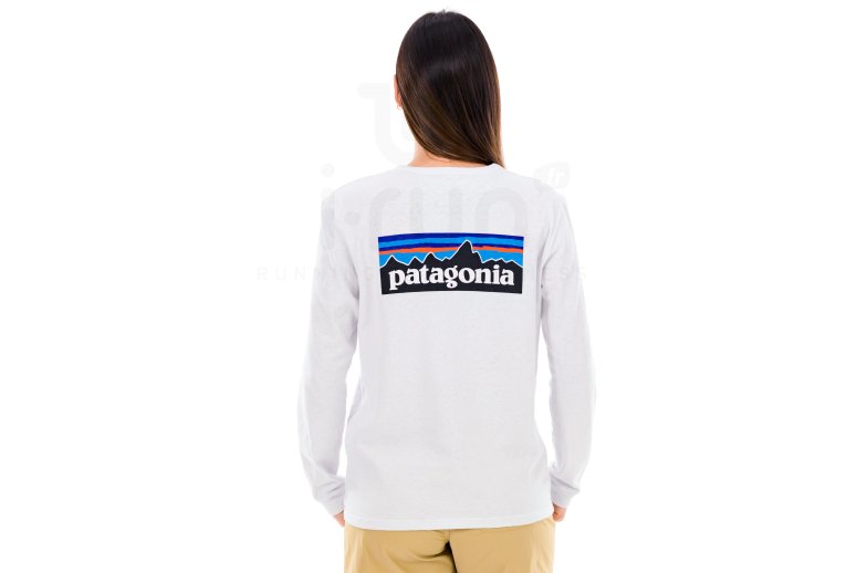 Patagonia camiseta manga larga P-6 Logo Responsibili-Tee