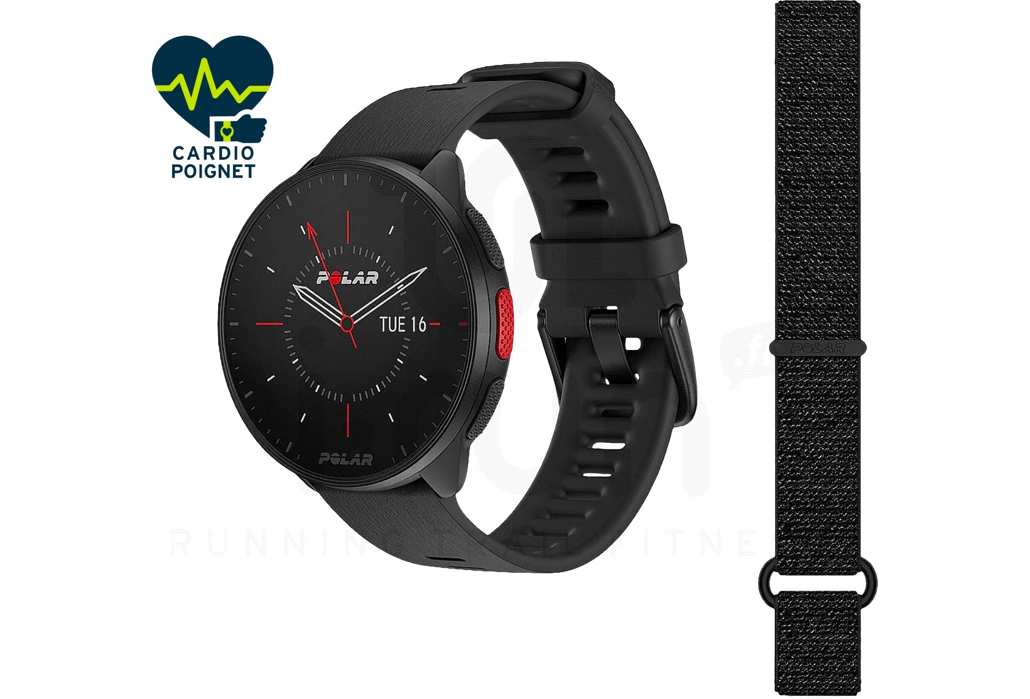 Polar Pacer et bracelet 20 mm