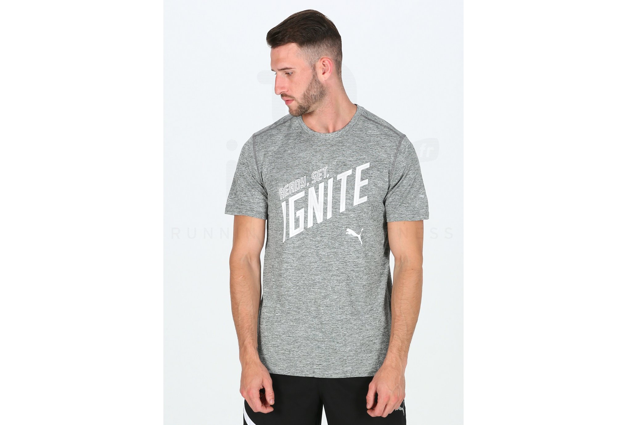 Puma Camiseta manga corta Ignite Heather