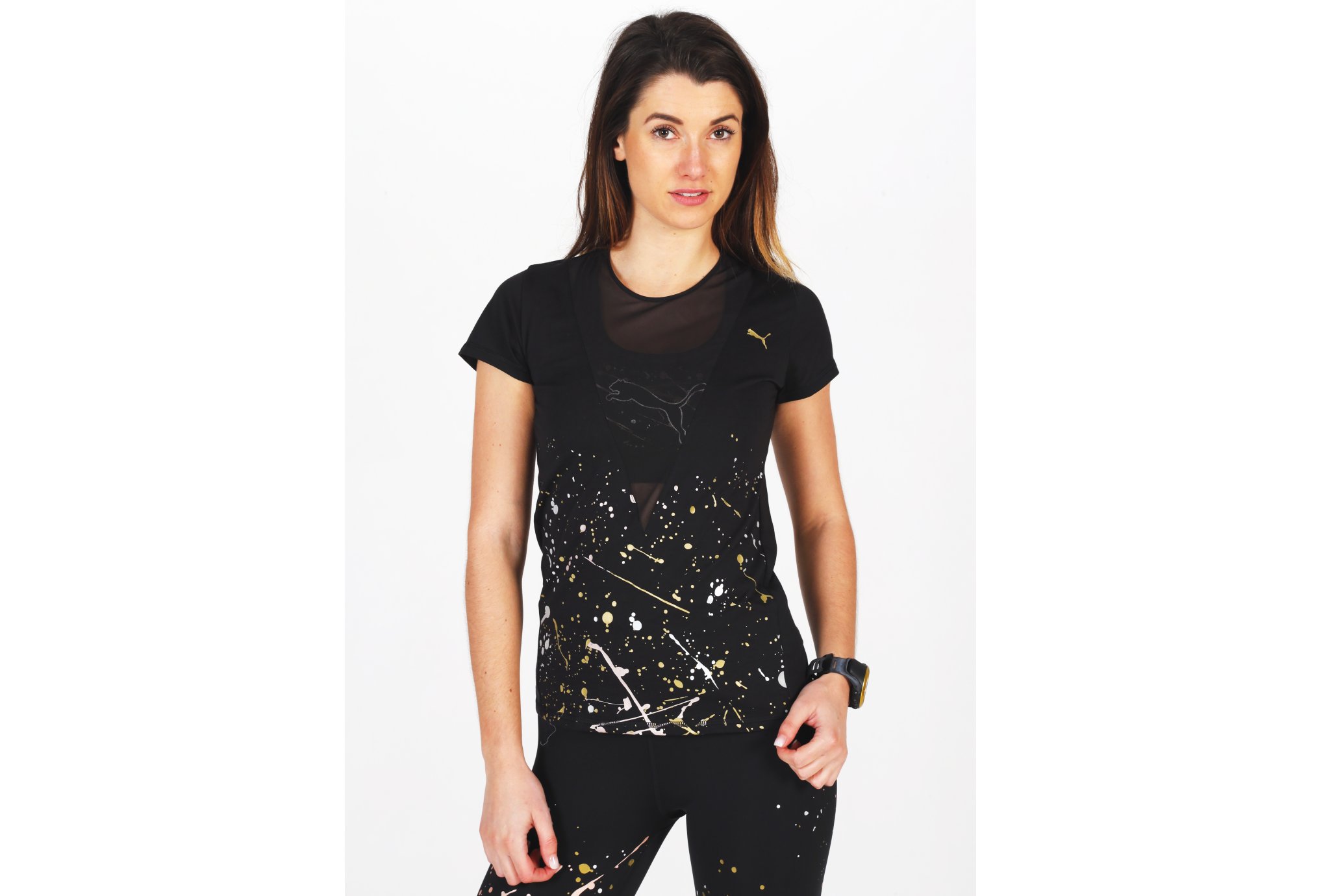 Puma camiseta manga corta Metal Splash Deep V
