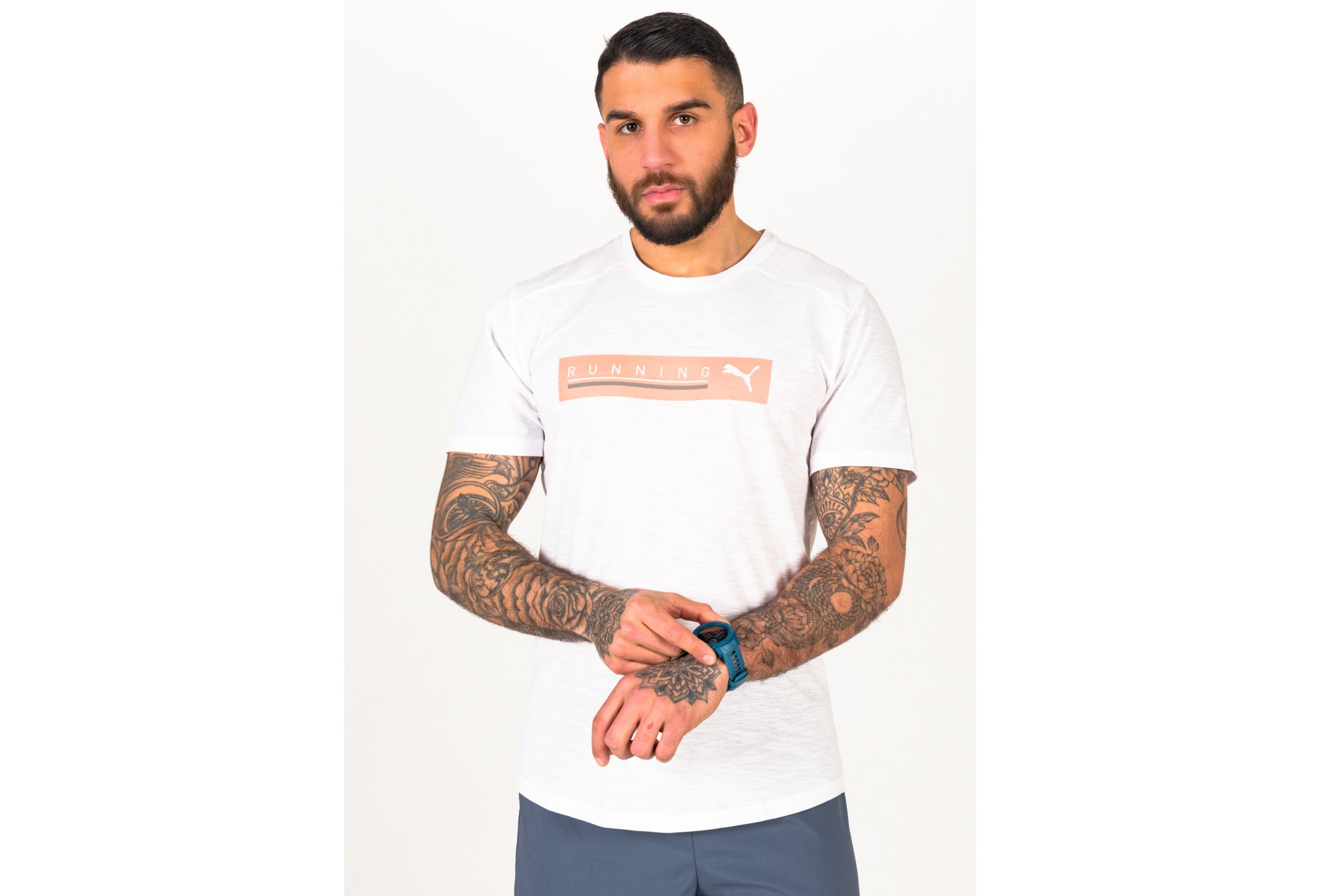 Puma Run Logo M vêtement running homme déstockage