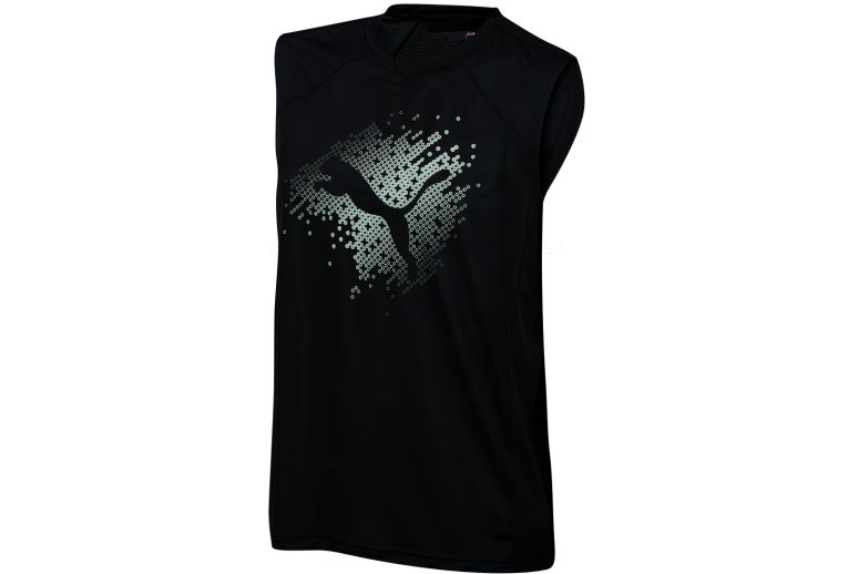 Puma Tee-Shirt Graphic Logo Sleeveless M 
