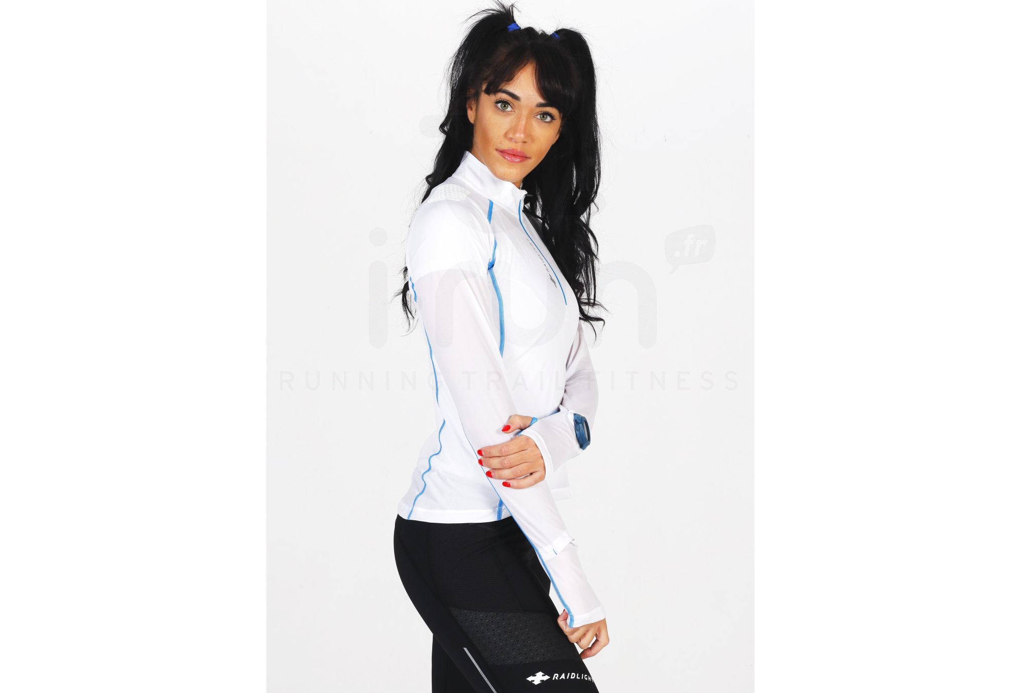 Raidlight camiseta manga larga Ultra Protect 1/2 Zip