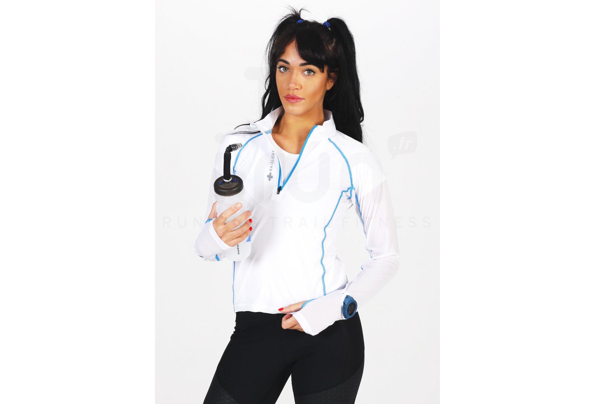 Raidlight camiseta manga larga Ultra Protect 1/2 Zip