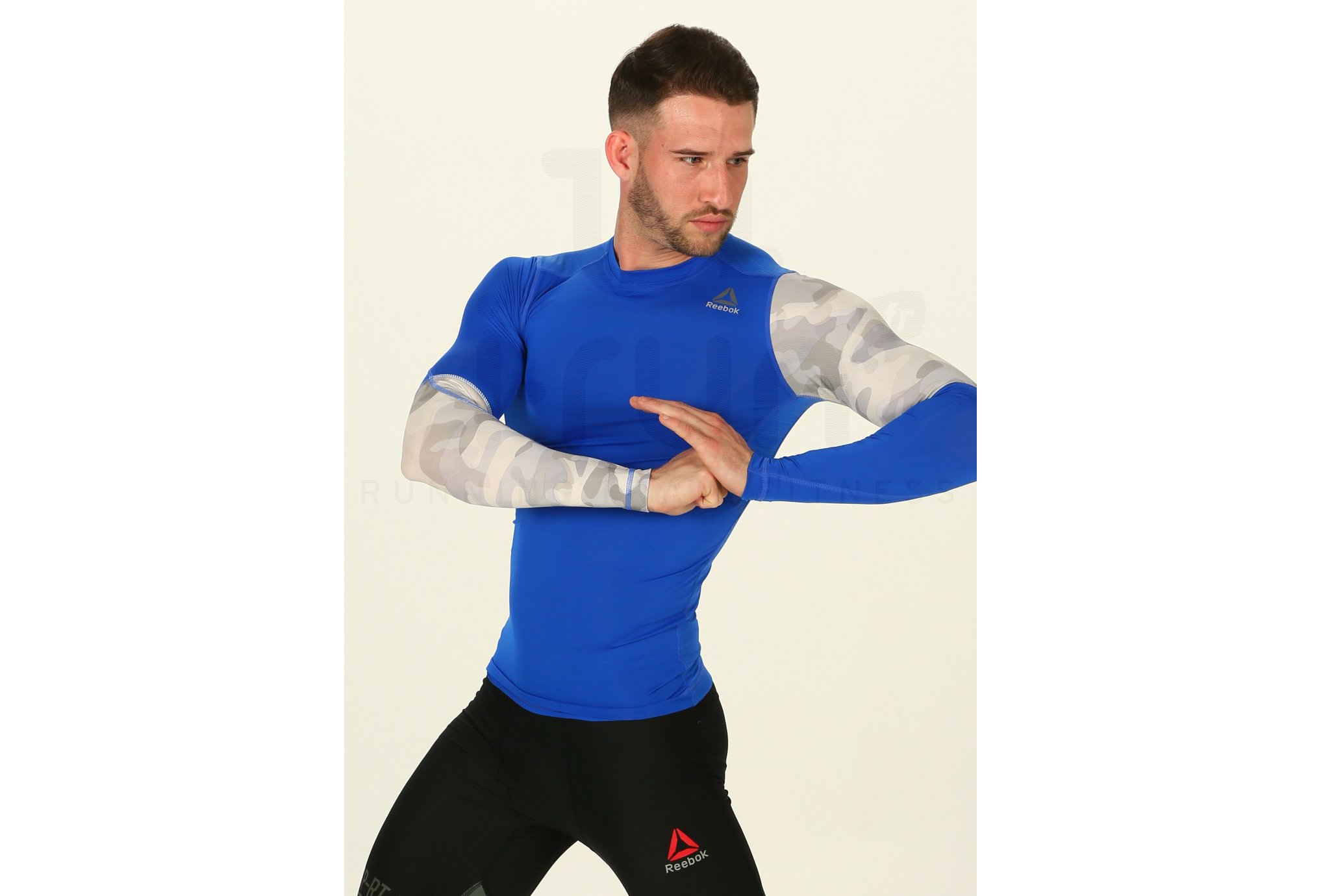 Reebok Camiseta manga larga ActivChill Compression Graphic