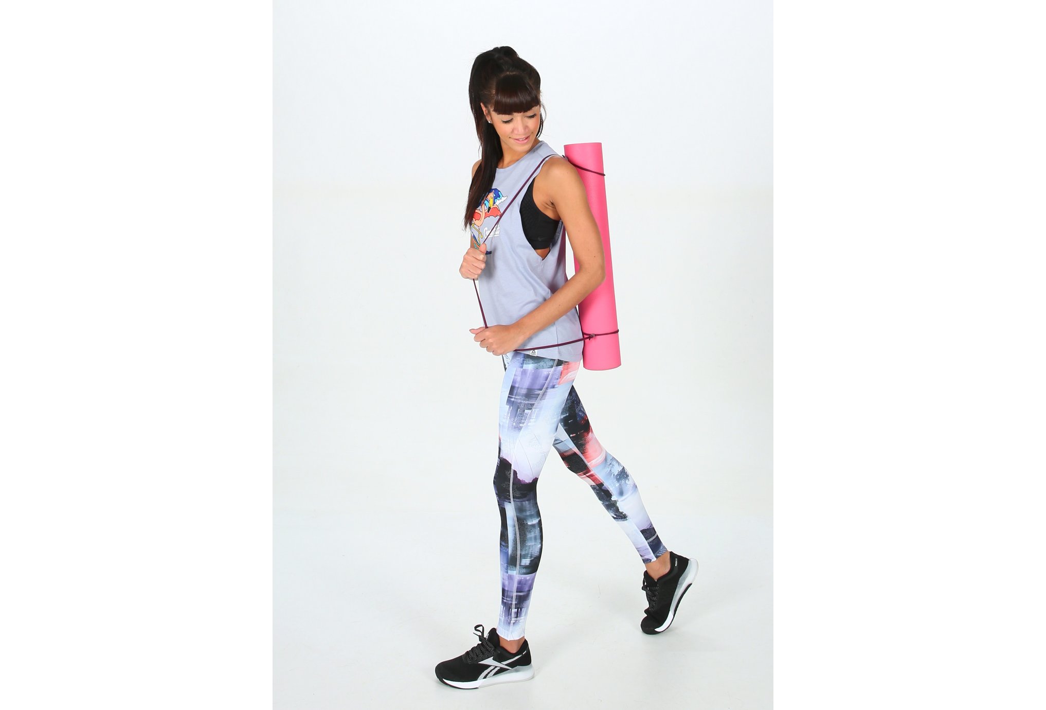 Reebok camiseta manga corta Crossfit Surfer Flamingo