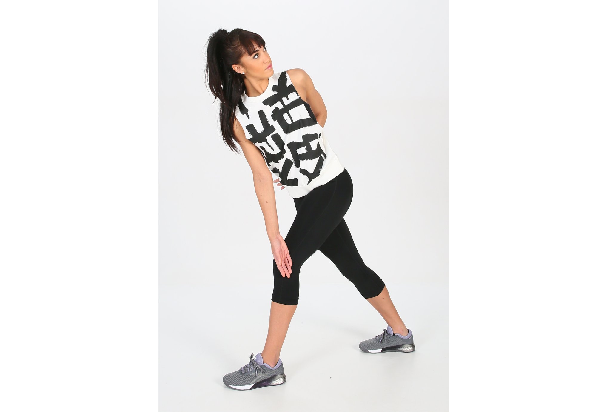 Reebok Camiseta sin mangas French Terry Muscle
