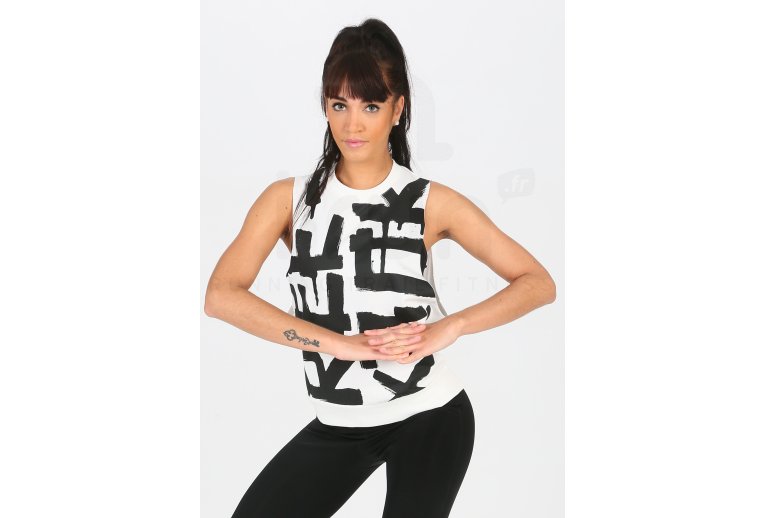 Reebok Camiseta sin mangas French Terry Muscle