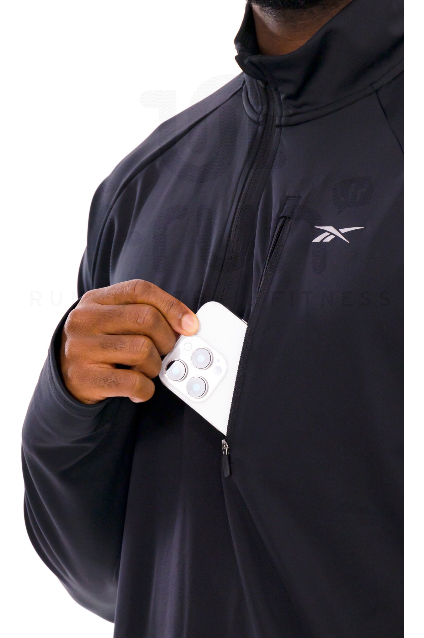 Reebok Running 1/4 Zip Raglan 