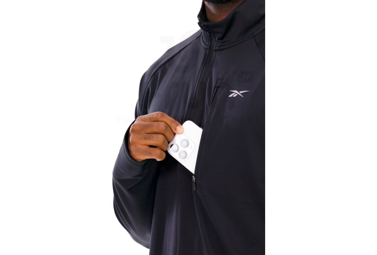 Reebok Running 1/4 Zip Raglan