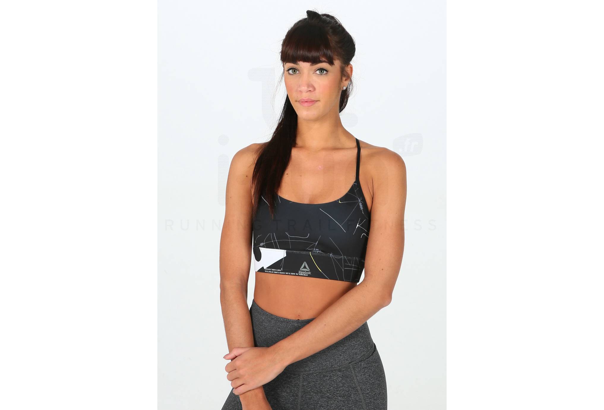 Reebok sujetador Tri-Back Workout Ready Printed