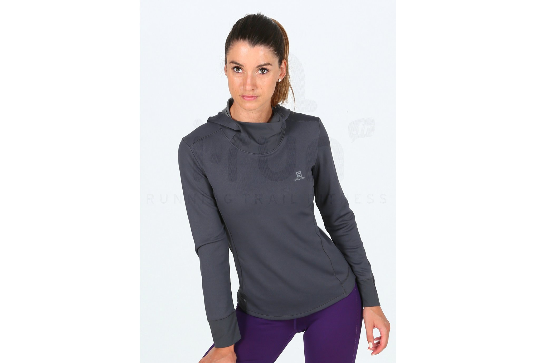 Salomon camiseta manga larga Agile LS Hoodie