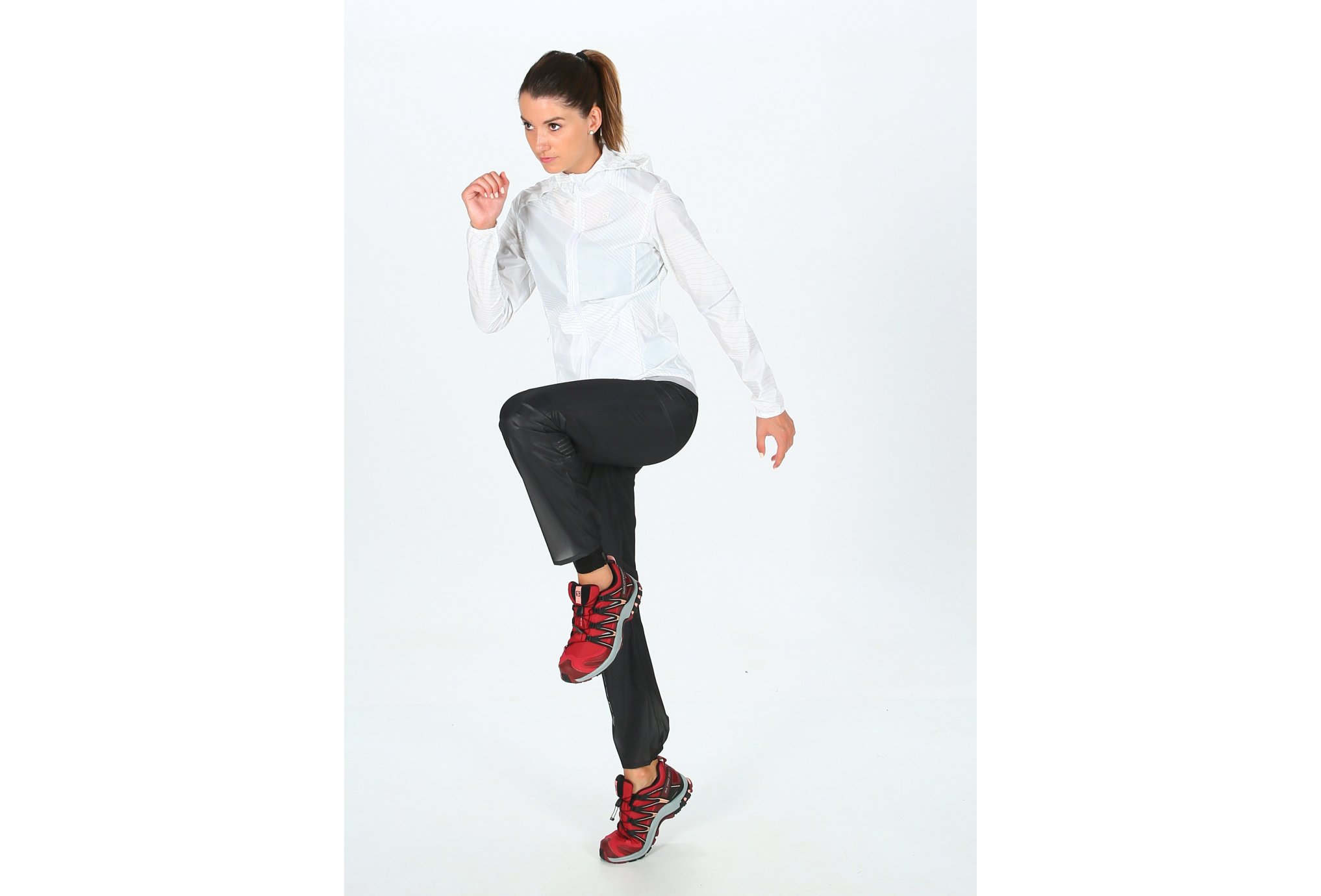 Salomon chaqueta Agile Wind Print Hoodie