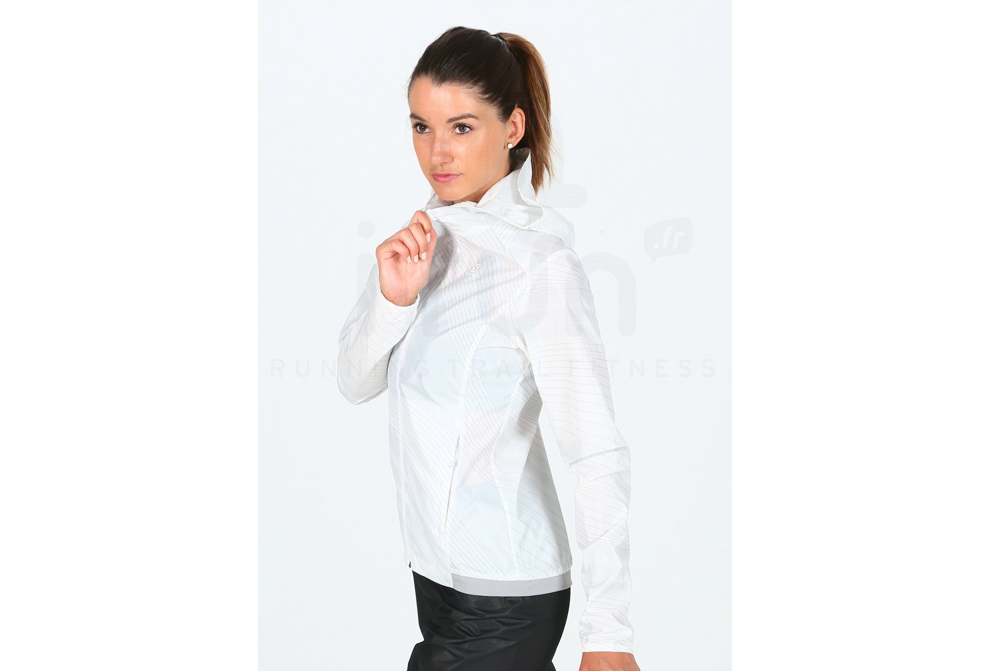 Salomon chaqueta Agile Wind Print Hoodie