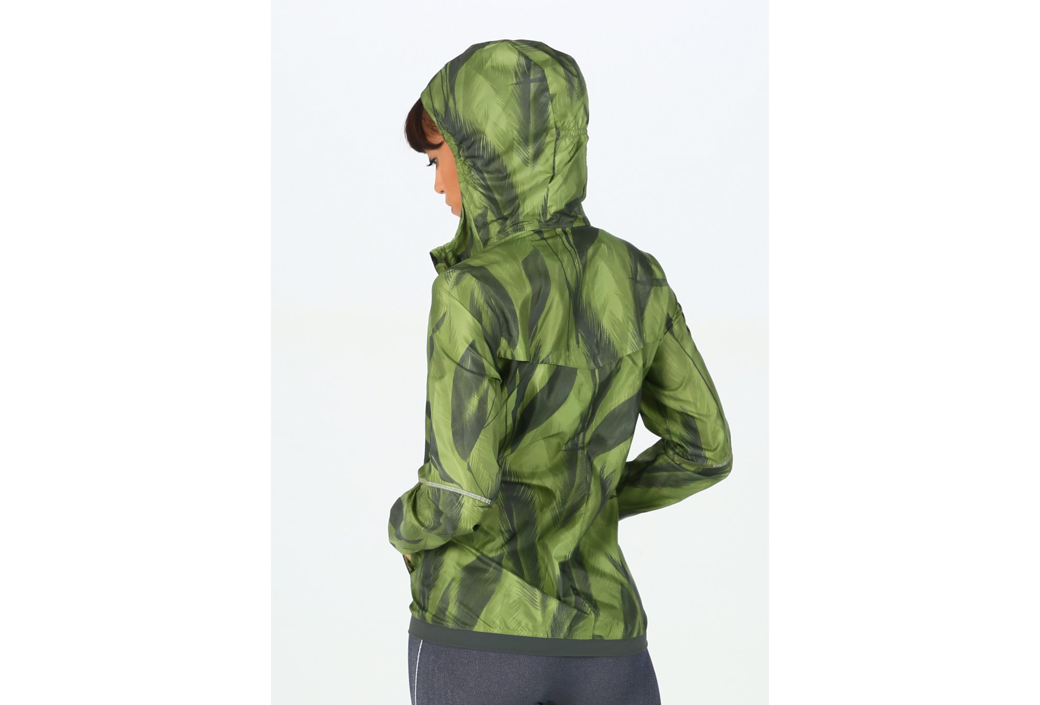 Salomon Chaqueta Agile Wind Print Hoodie
