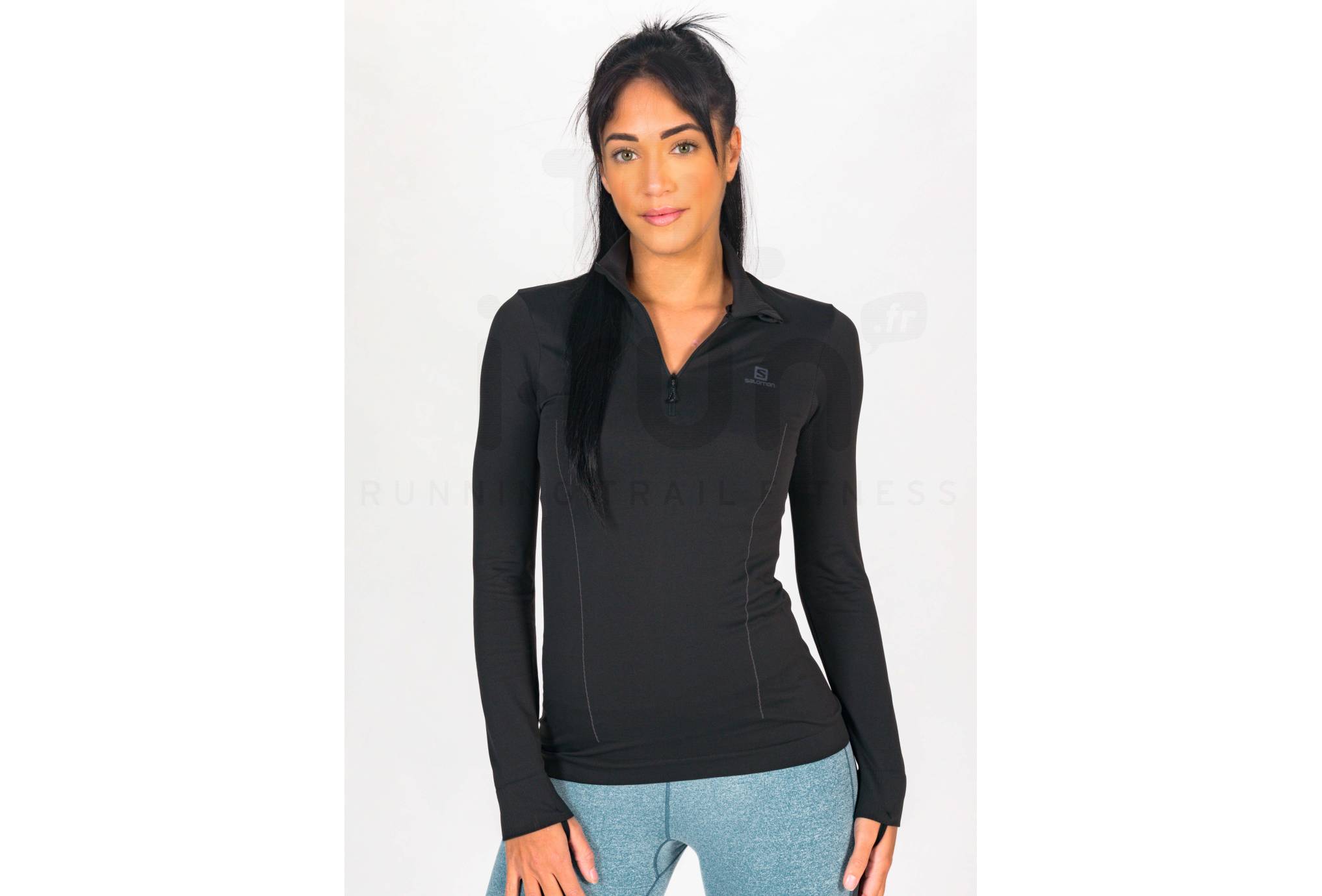 Salomon Comet Seamless 1/2 zip Damen