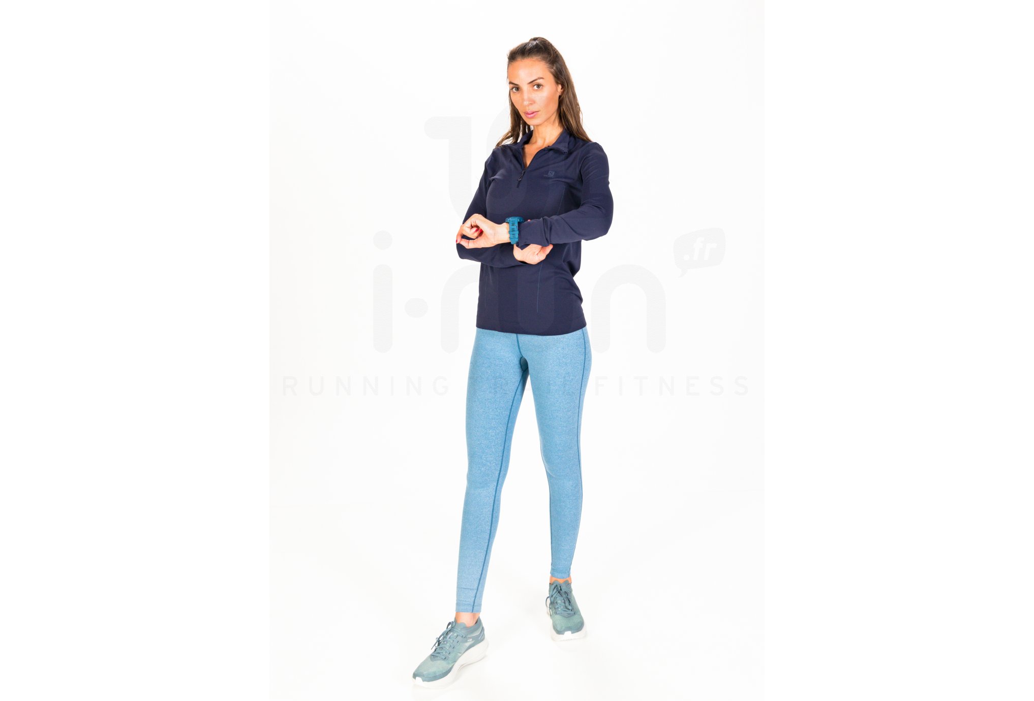 Salomon Comet Seamless 1/2 zip Damen