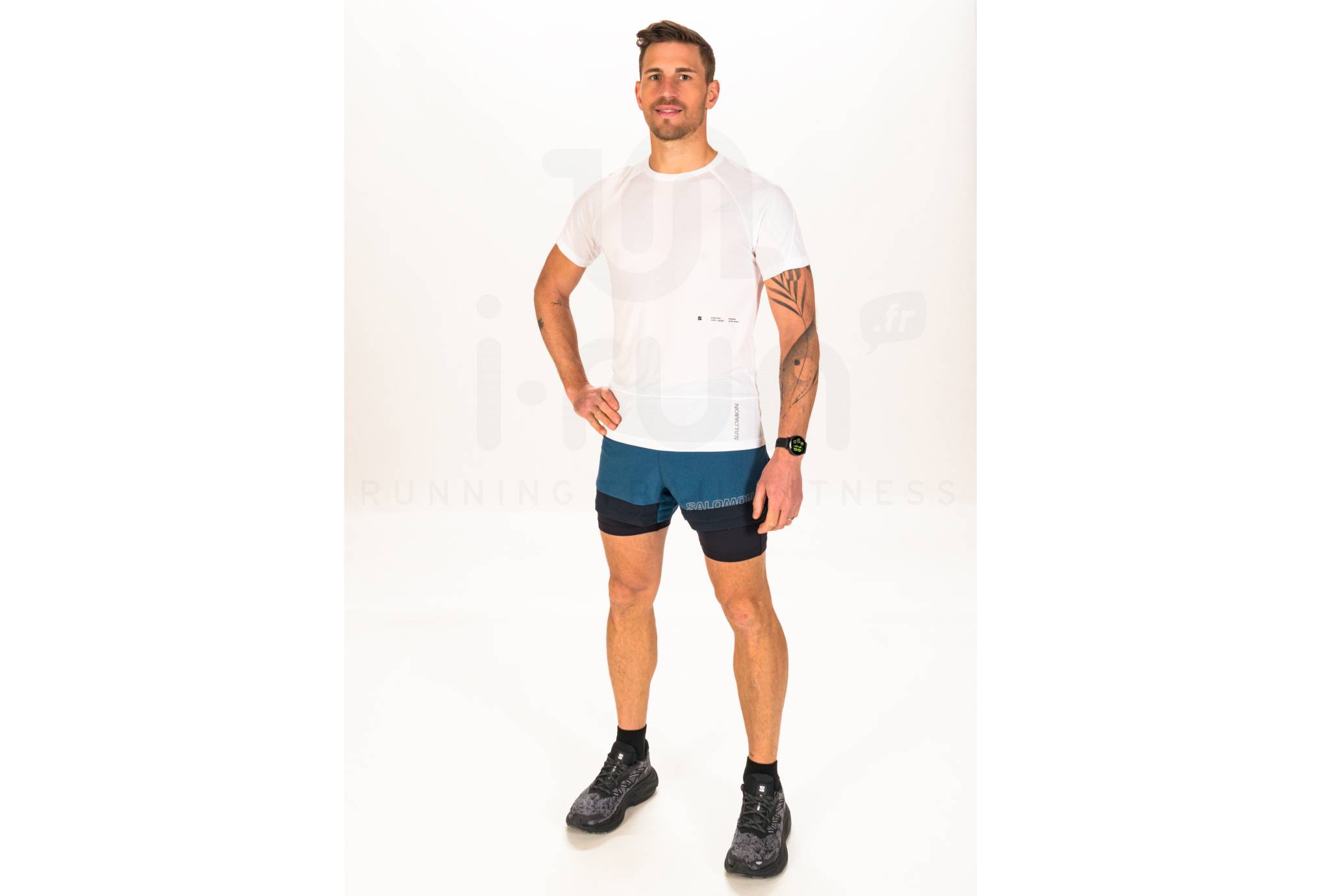 Salomon camiseta manga corta Cross Run GFX