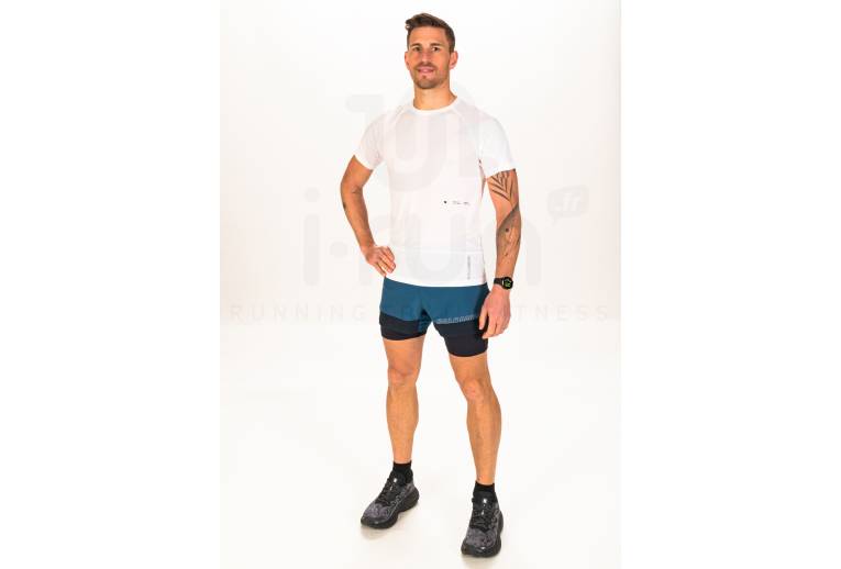 Salomon camiseta manga corta Cross Run GFX