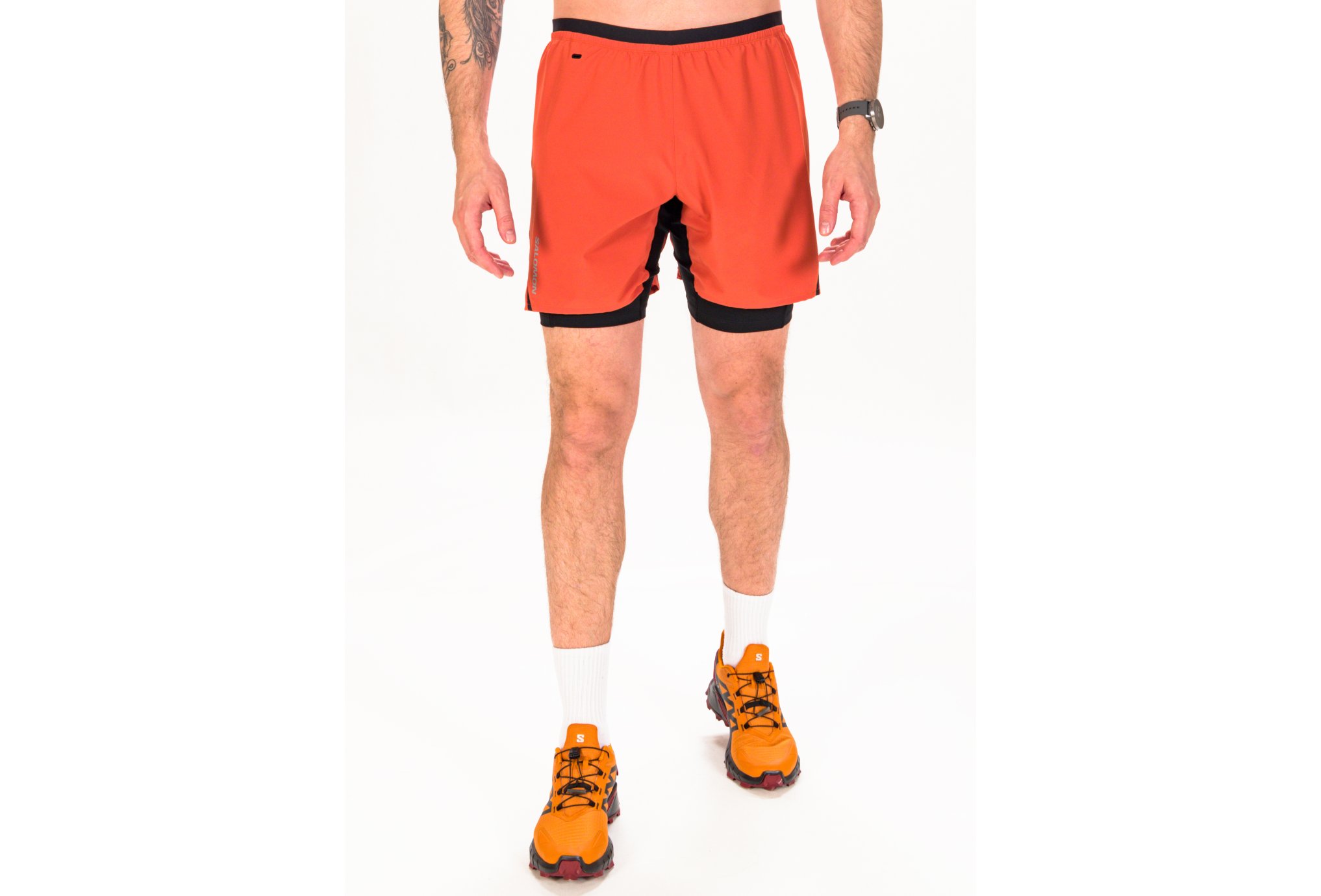 Salomon Cross Twinskin 2 en 1 M vêtement running homme déstockage