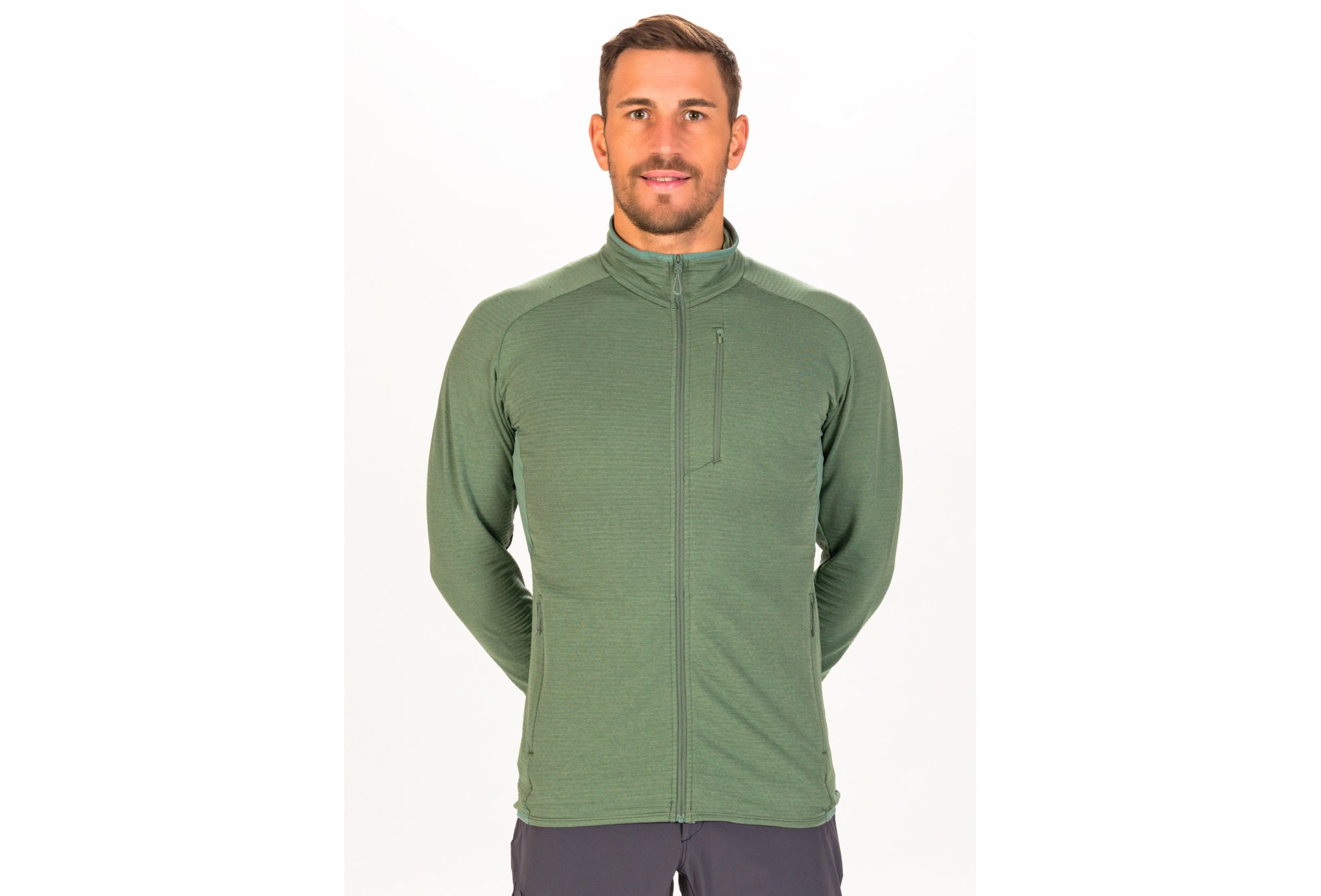 Salomon Essential Lightwarm FZ M vêtement running homme