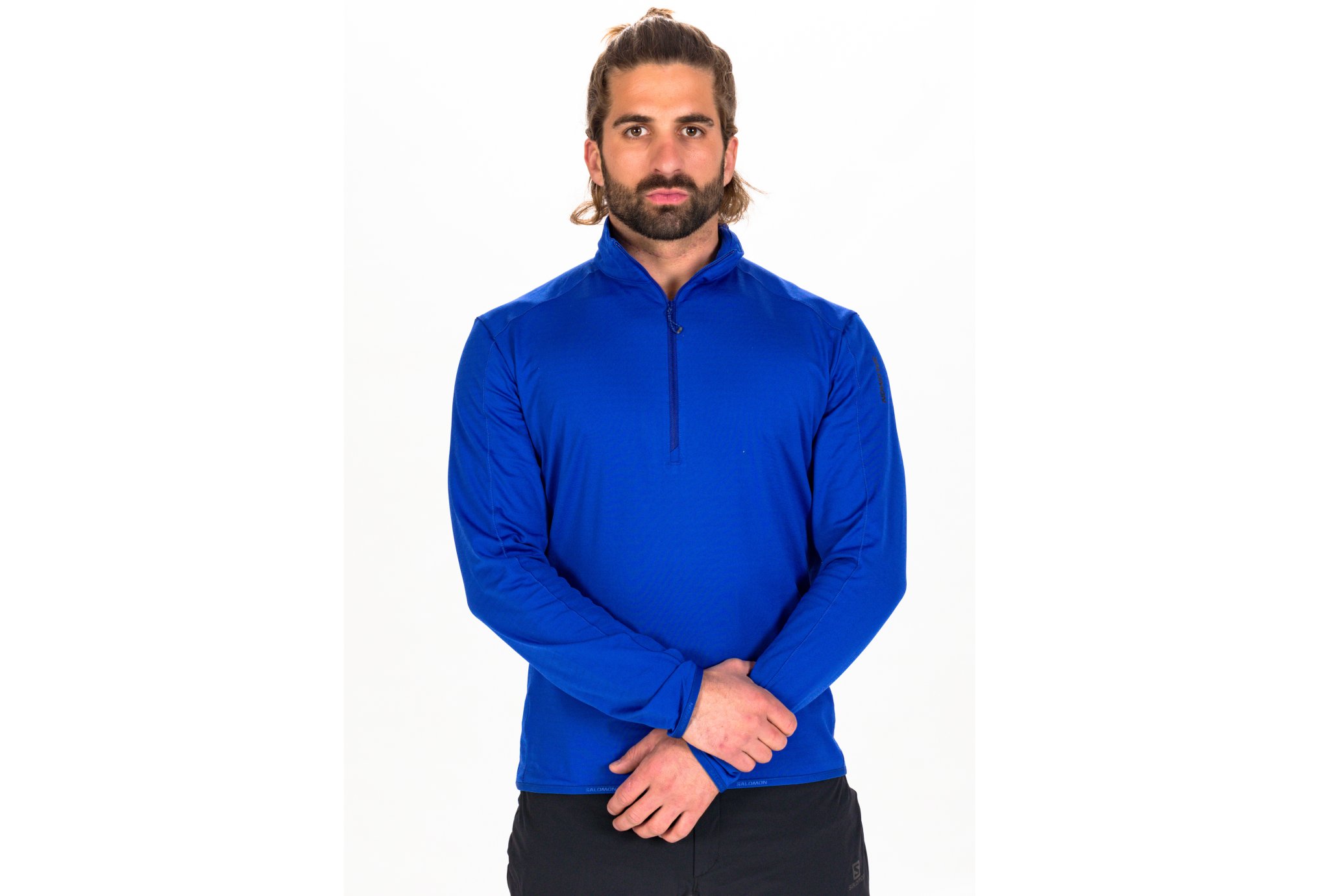 Salomon Essential Lightwarm M vêtement running homme déstockage