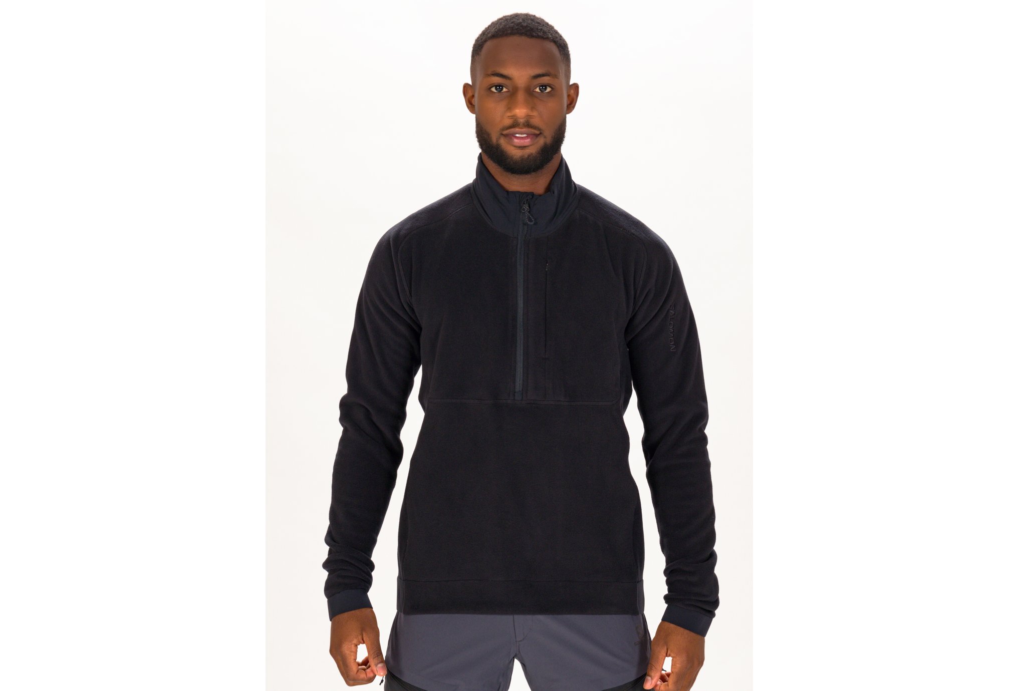 Salomon Essential Micro Fleece M vêtement running homme