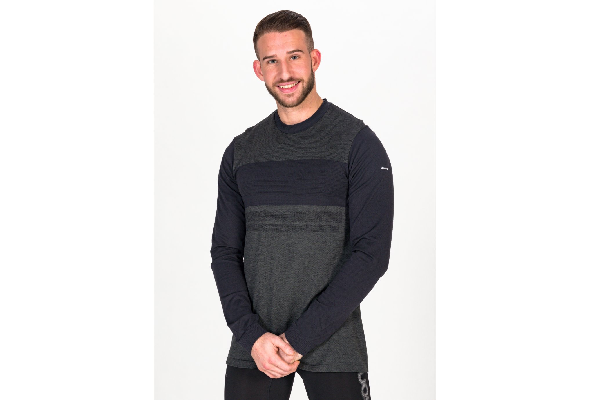 Salomon Essential Wool M vêtement running homme déstockage