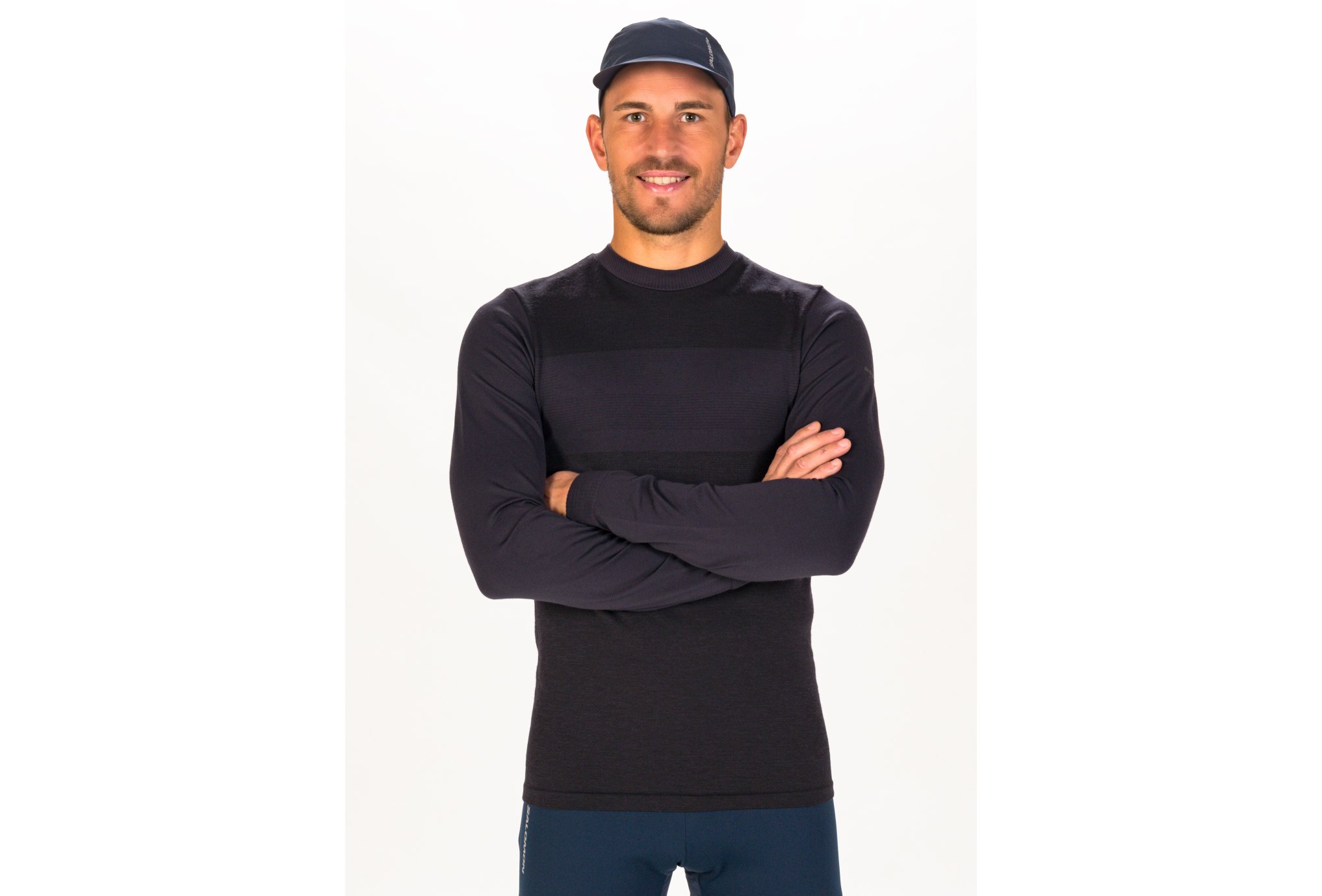 Salomon Essential Wool M vêtement running homme