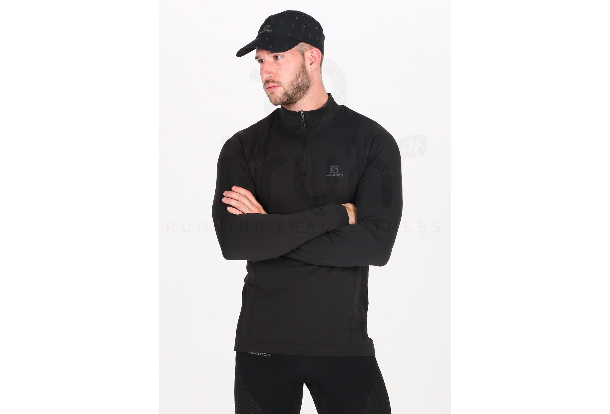Salomon Explore Seamless 1/2 zip Herren
