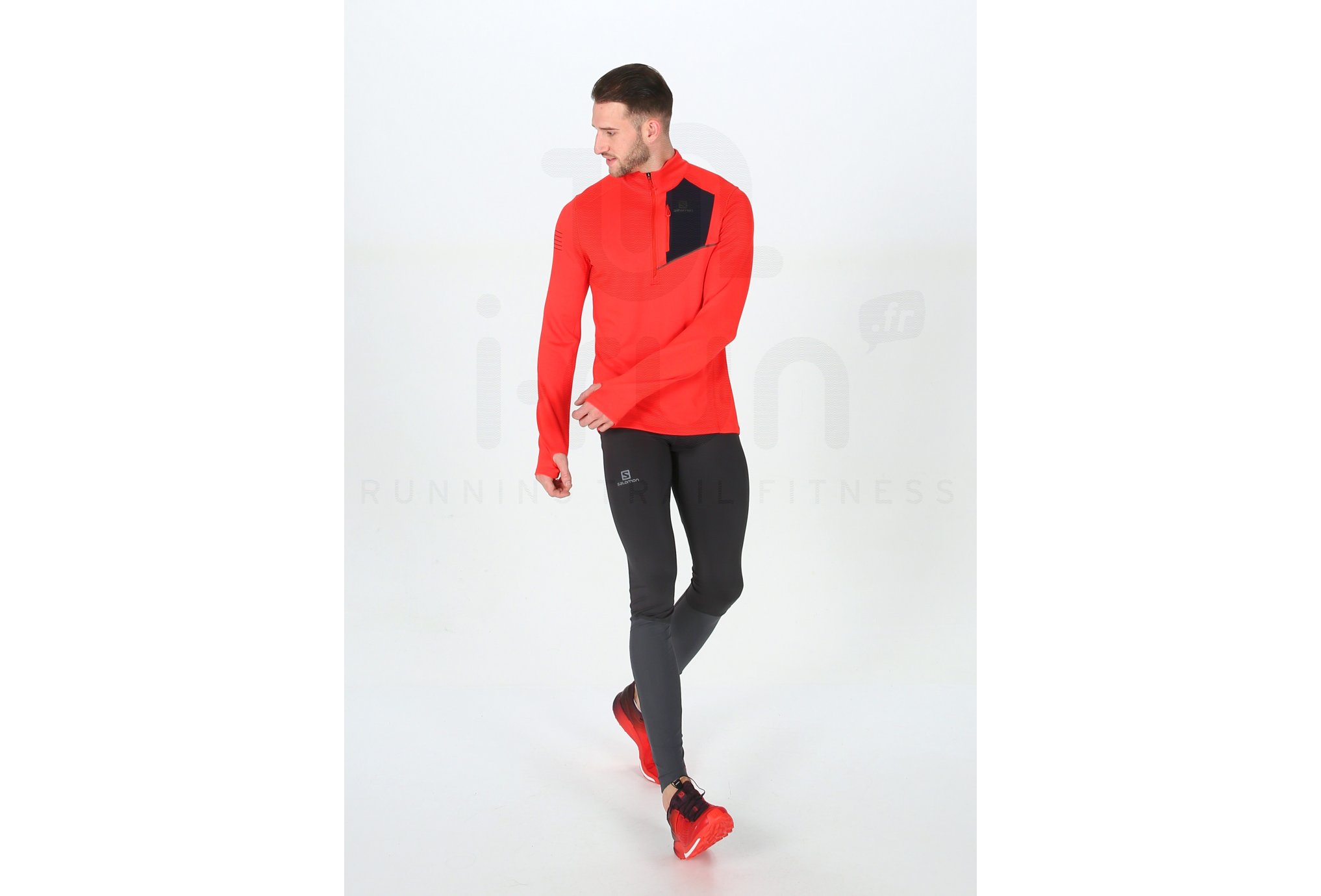 Salomon camiseta manga larga Fast Wing Mid