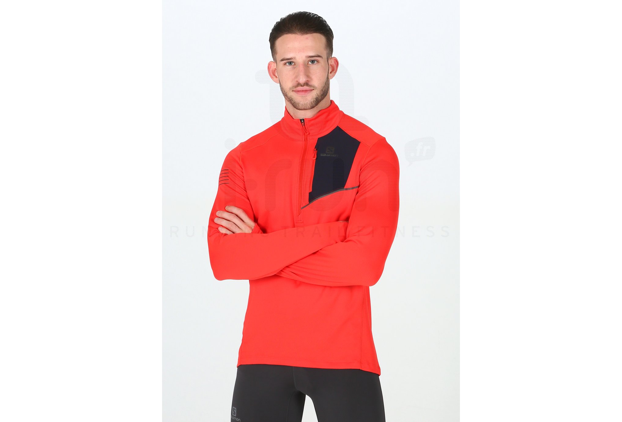 Salomon camiseta manga larga Fast Wing Mid