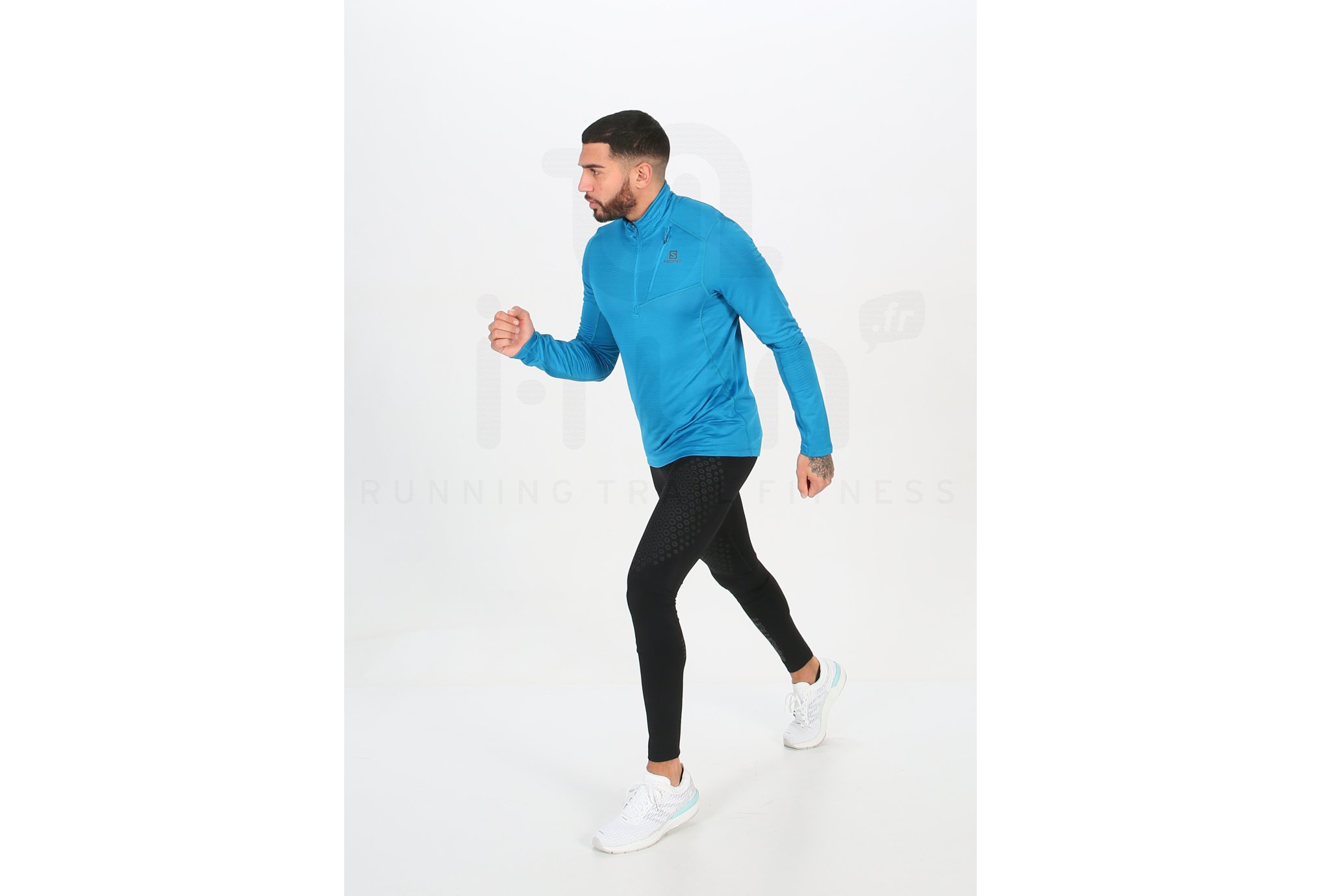 Salomon camiseta manga larga Grid HZ Mid