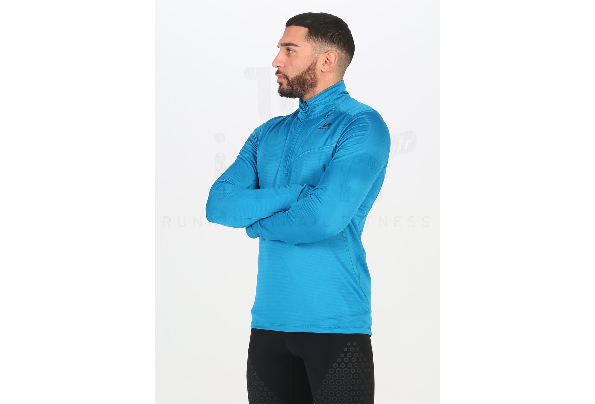 Salomon camiseta manga larga Grid HZ Mid