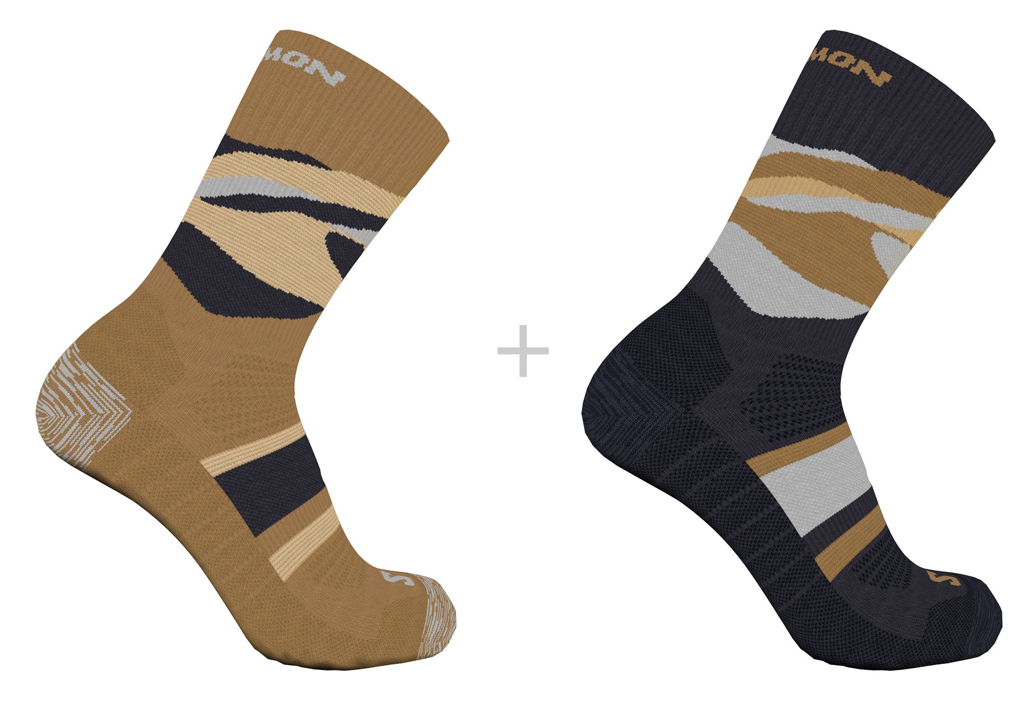 Salomon Out Alps Crew x 2 Chaussettes