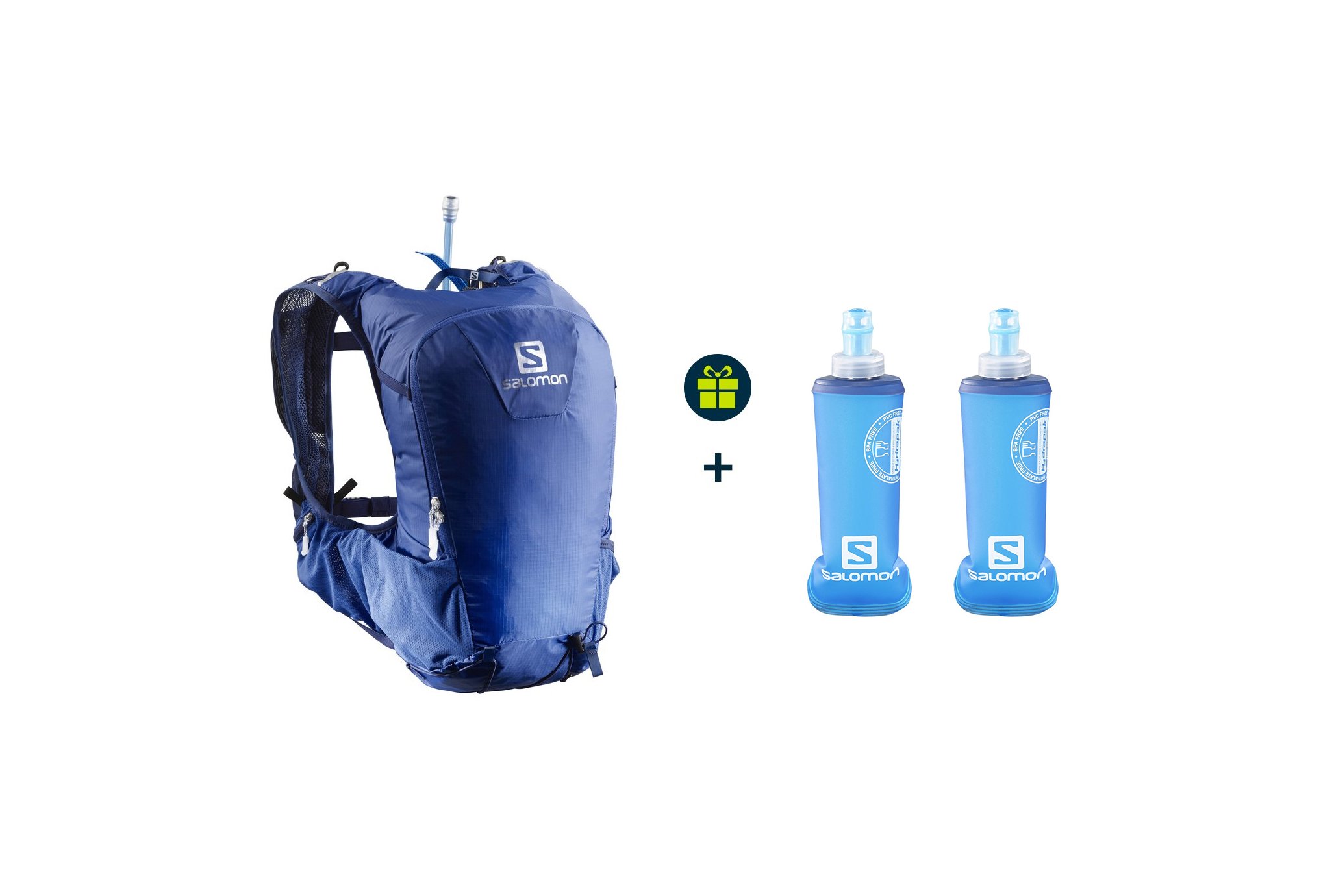 Salomon pack de mochila Skin Pro 15 Set + 2 bidones blandos de regalo