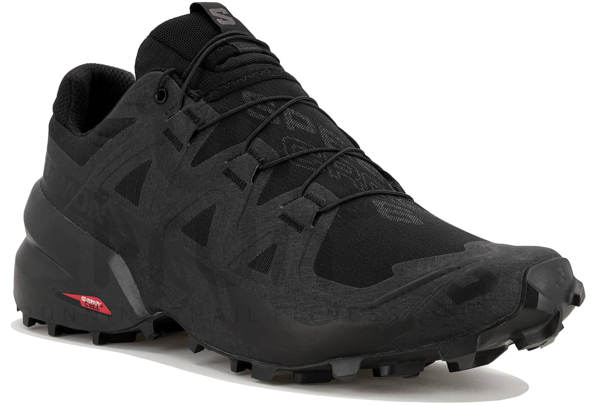 New Salomon Men\'s Speedcross 6 Athletic Trail Running Shoes Black Size 10 Speedcross 6 GTX in Black/Black/Phantom ~ Windthrow main image 2