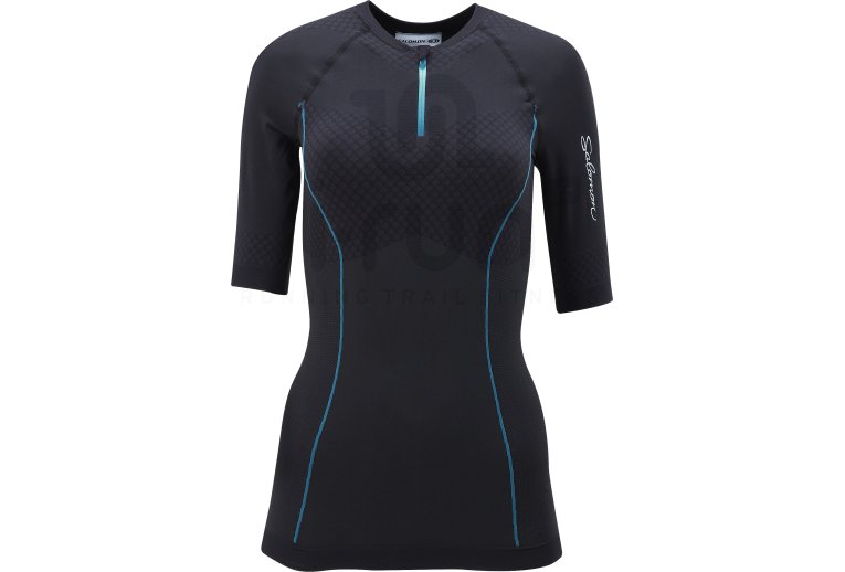 Salomon Tee-shirt 1/2 zip Exo Motion W 