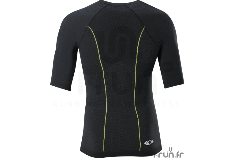Salomon Tee-shirt Exo Motion manche 3/4 1/2 zip 