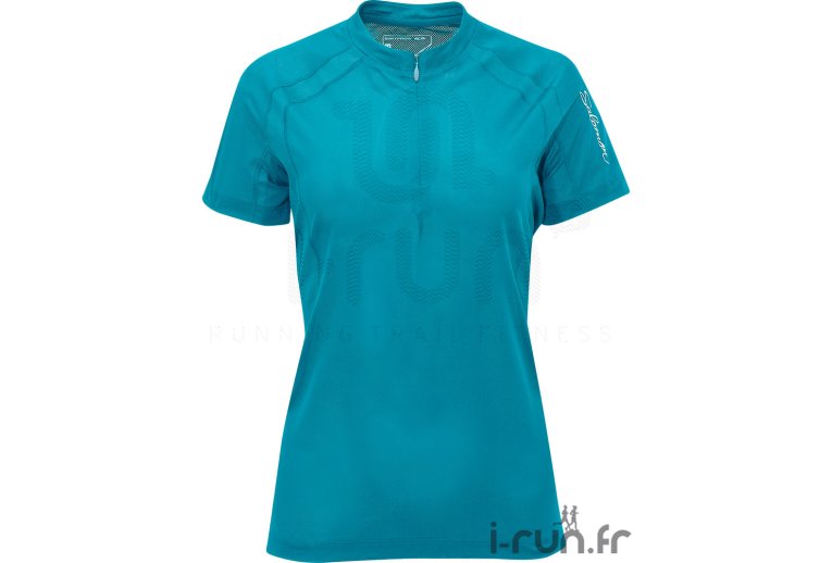 Salomon Trail Runner II 1/2 Zip TT W Turquoise 