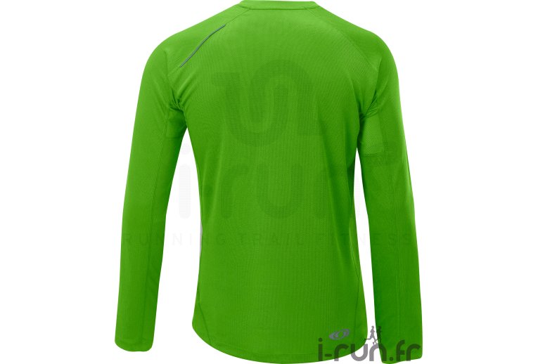 Salomon Trail Runner + LS 1/2 Zip Tee M Vert 