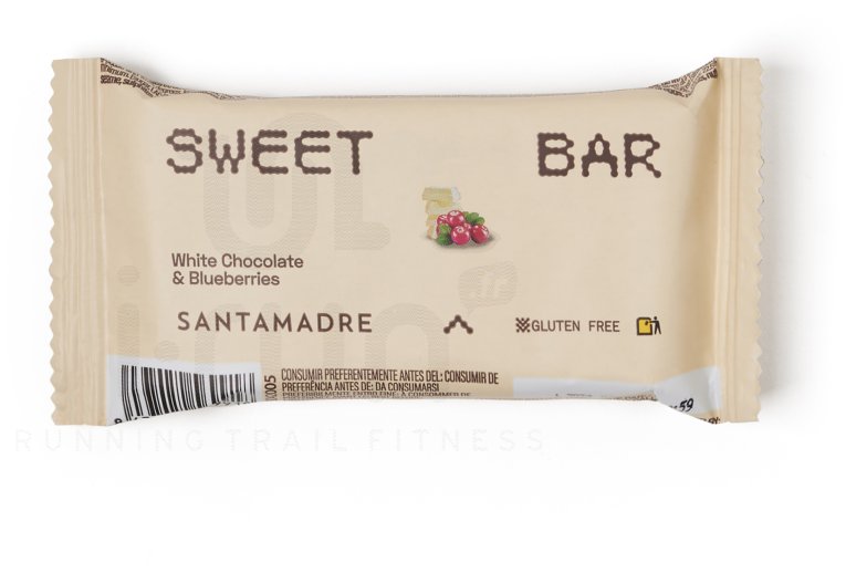 SANTAMADRE Sweet bar energy bar White chocolate and blueberries