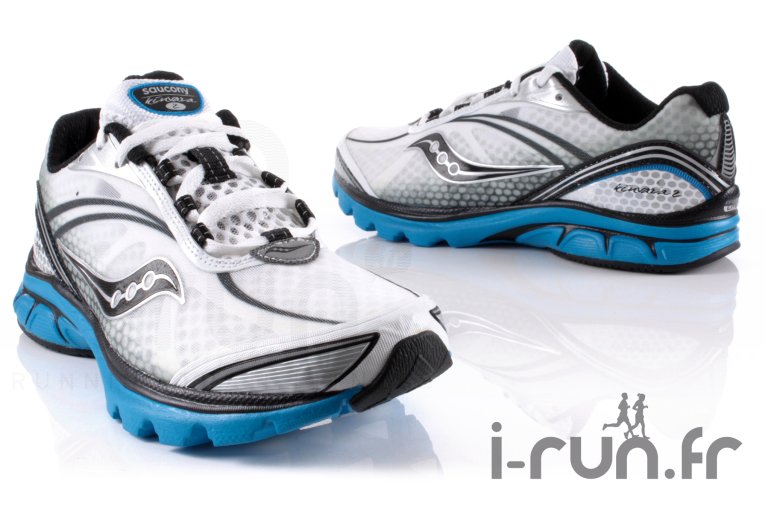 Saucony ProGrid Kinvara 2 Blanche, Noire et Bleue 