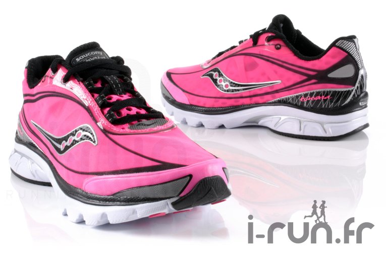 Saucony ProGrid Kinvara Femme rose et noire 