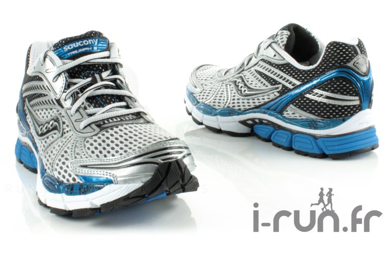 Saucony Triumph 8 Homme blanc et bleu 