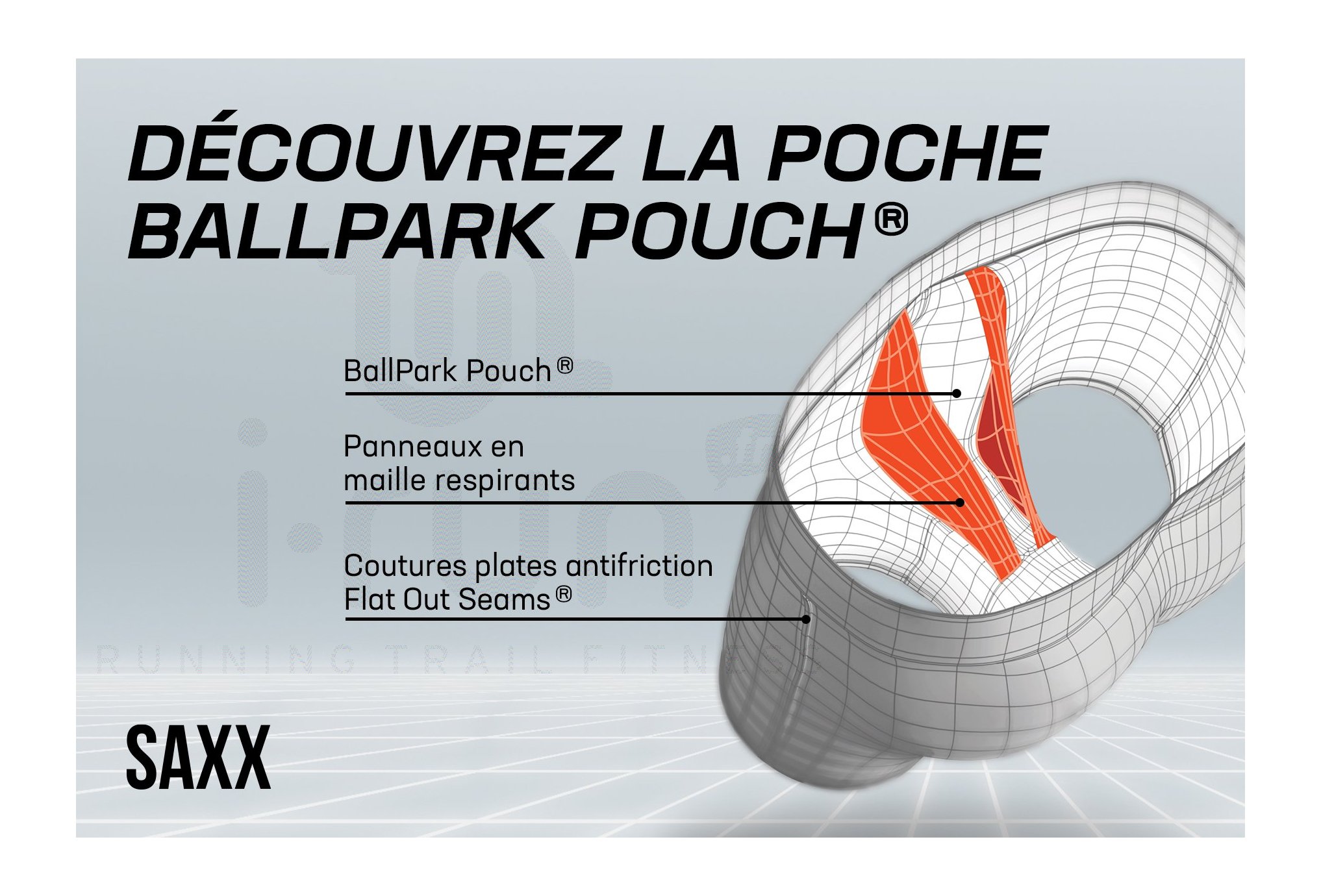 Saxx pantal�n corto Hightail 2 en 1