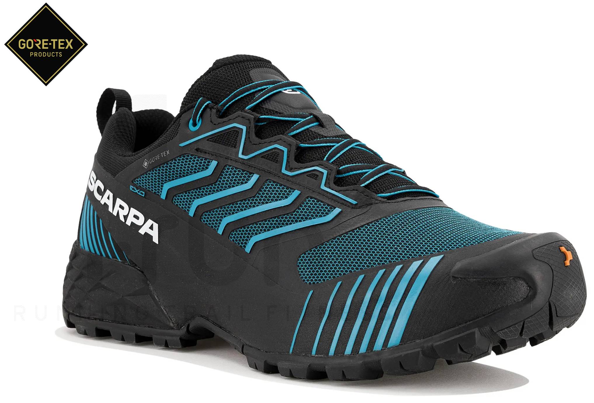 SCARPA MEN\'S RIBELLE RUN XT GTX SHOES - 11.5 WOMEN/10.5 MEN 33089-201-1_RIB-RUN-2-GTX_dGr-  main image 3