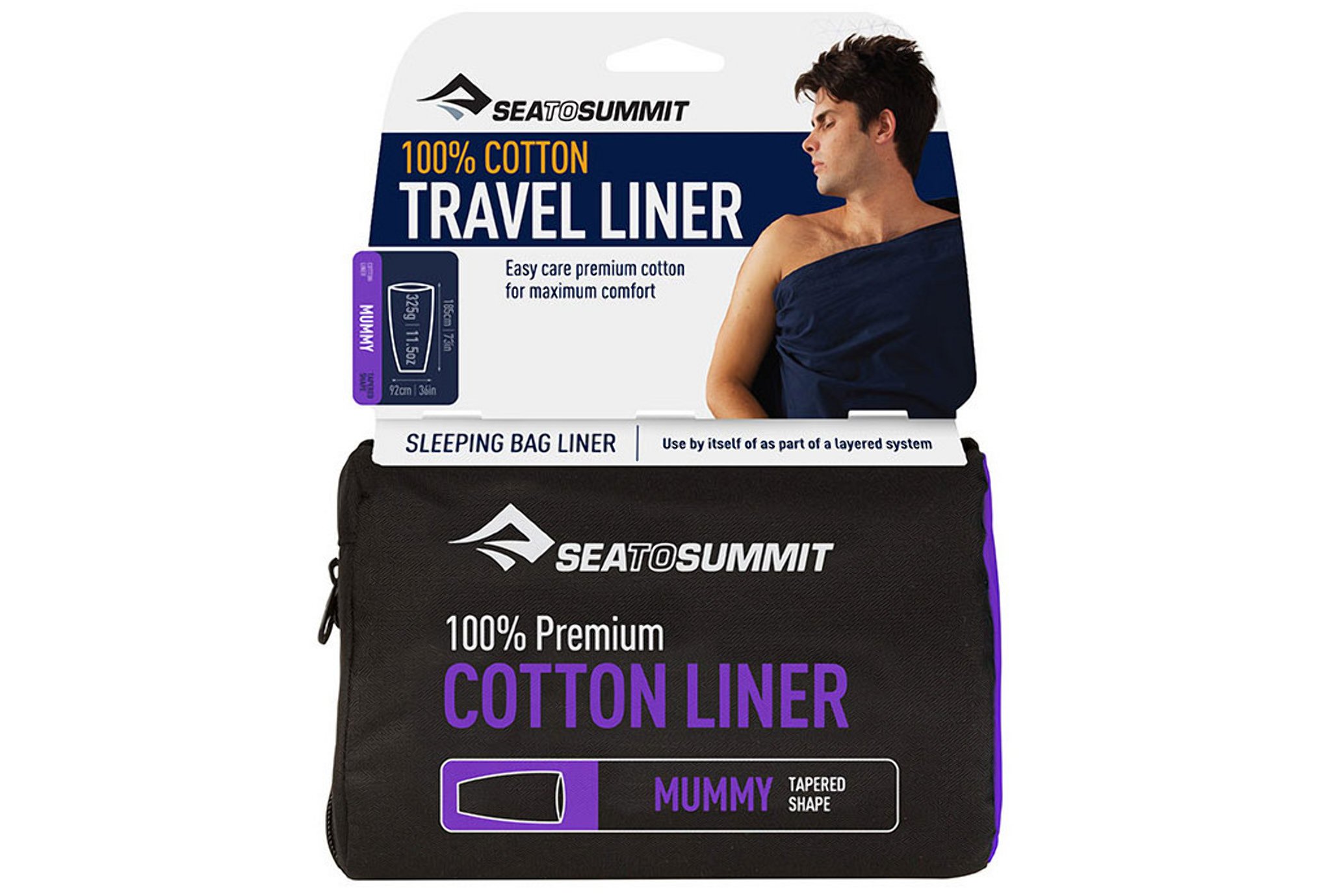 Sea To Summit Drap de sac Coton Mummy Tapered