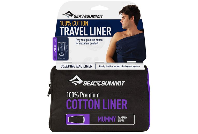 Sea To Summit Drap de sac Coton Mummy Tapered 